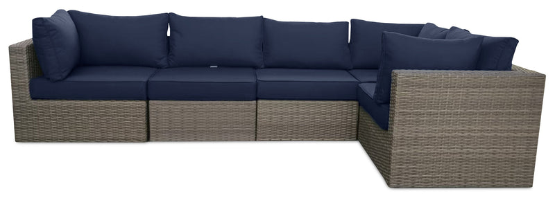 Naples 7-Piece Patio Set - Blue
