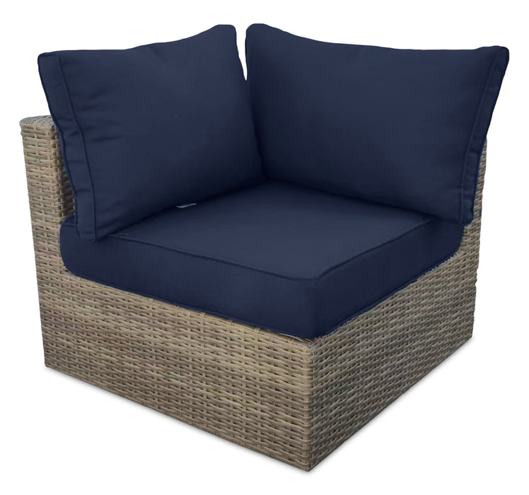 Naples Patio Corner Chair - Blue