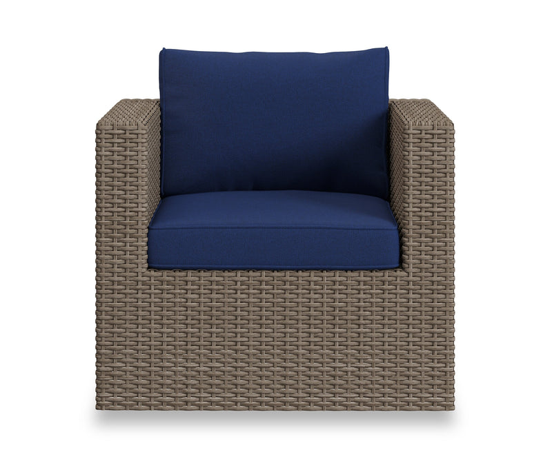 Naples 10-Piece Patio Set - Blue 