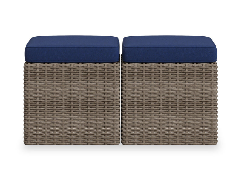 Naples 10-Piece Patio Set - Blue 