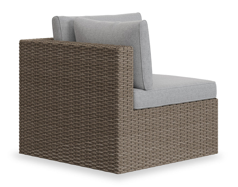 Naples Patio Corner Chair - Grey