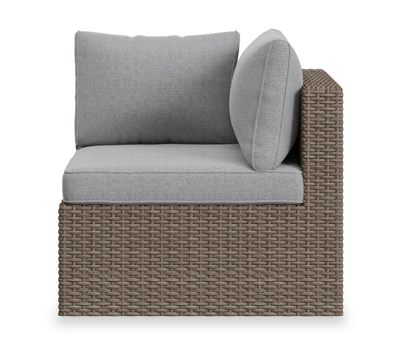 Naples Patio Corner Chair - Grey