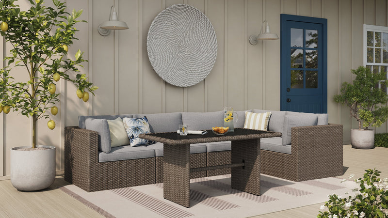 Naples 5-Piece Patio Set - Grey