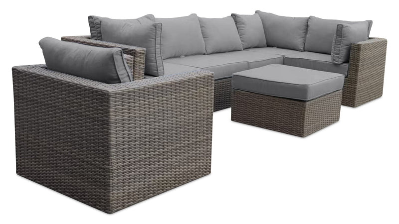 Naples 7-Piece Patio Set - Grey