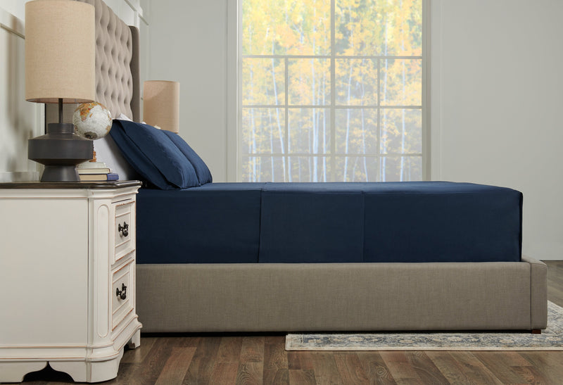 Masterguard® Ultra Advanced 4-Piece Queen Sheet Set - Navy