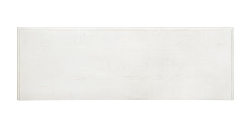Newman  50\" Traditional Sofa Table with Storage and Shelf - Alabaster White Pine