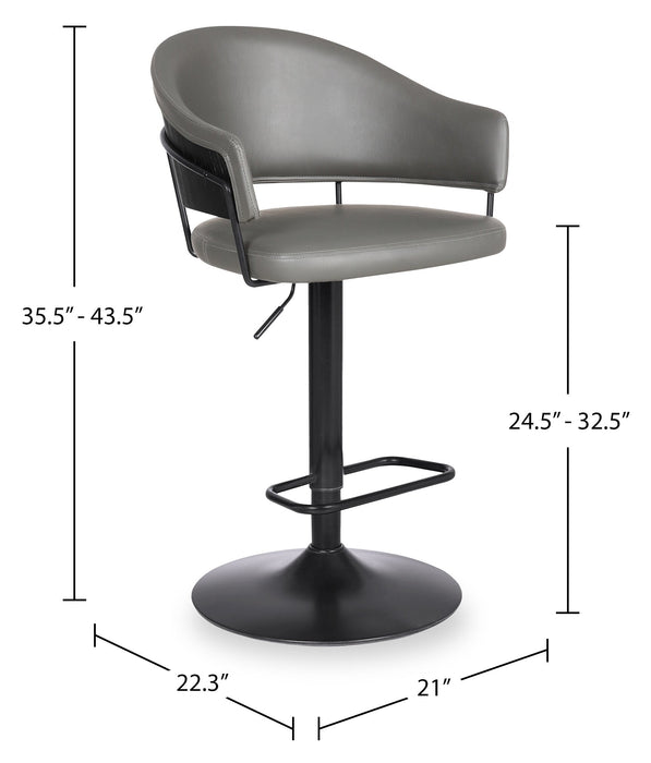 Odin Adjustable Swivel Bar Stool