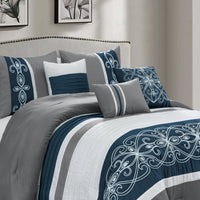 Stripes 3-Piece King Comforter Set 