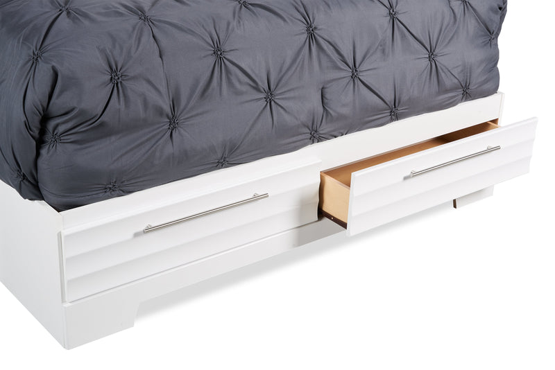 Olivia 5-Piece Full Storage Bedroom Package - White