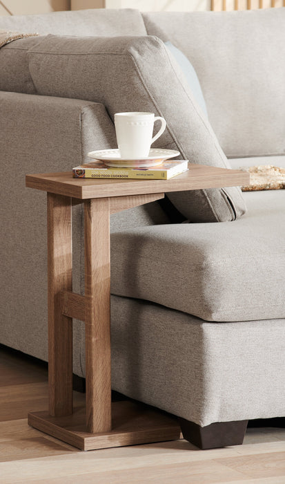 Orrie Chairside Table – Taupe 