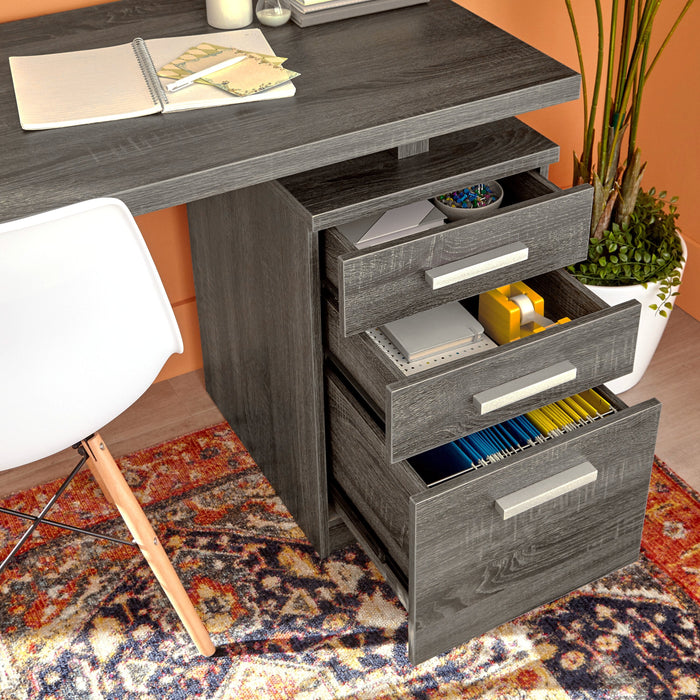 Oscar Reversible Desk - Distressed Grey