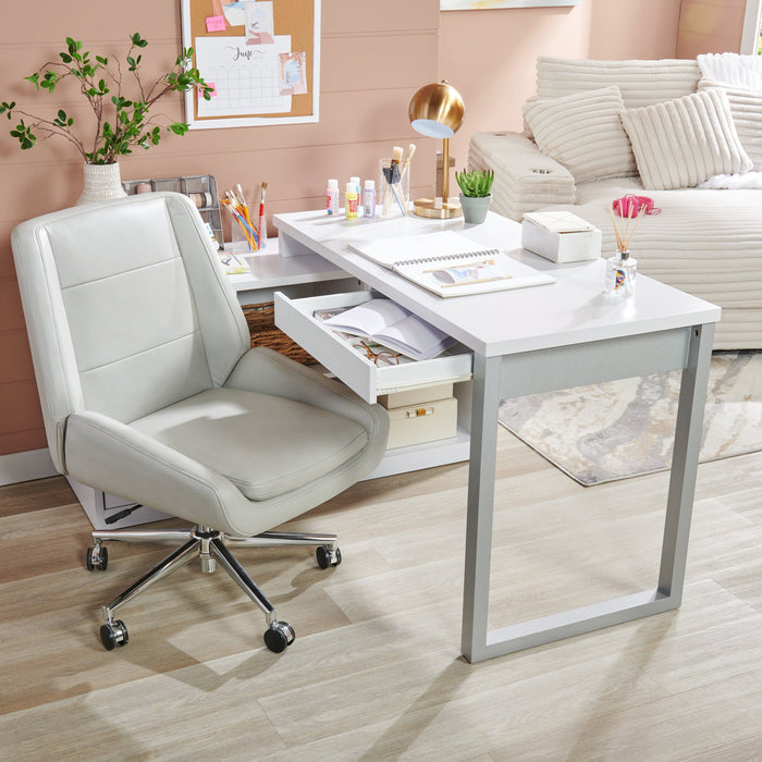 Owen Reversible Corner Desk - White