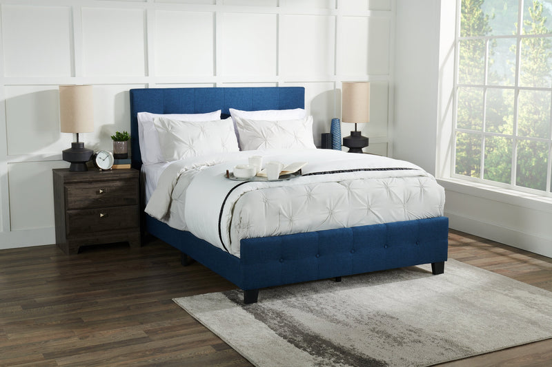 Page Queen Bed - Blue