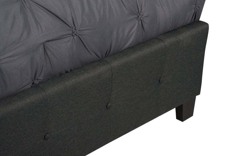 Page Queen Bed - Charcoal