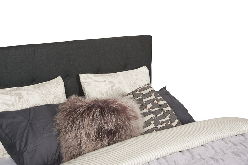 Page King Bed - Charcoal