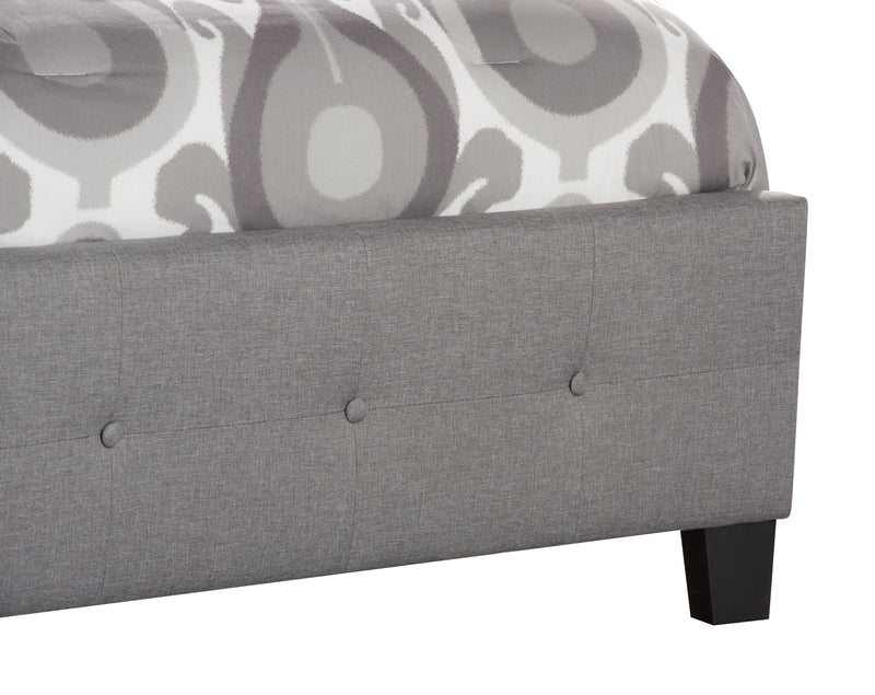 Page King Bed - Grey