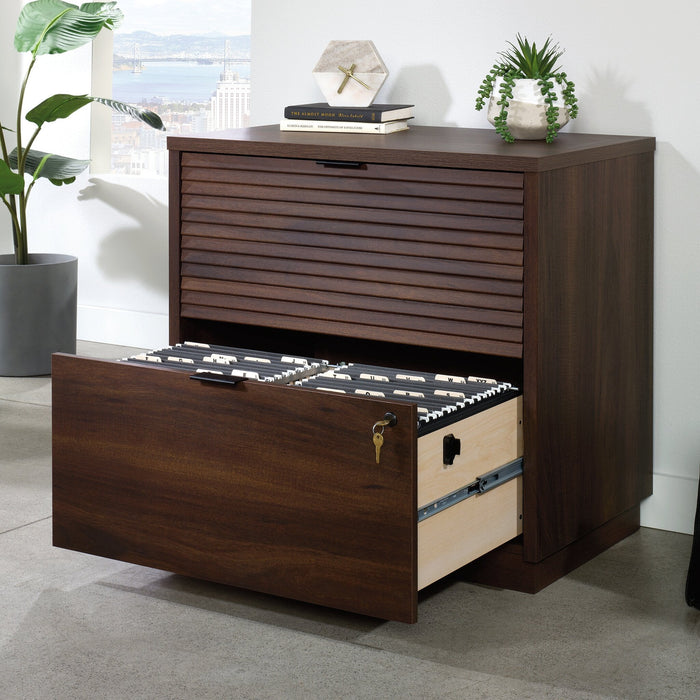 Palo Alto 30.95\" Commercial Grade 2-Drawer Lateral Filing Cabinet - Mahogany