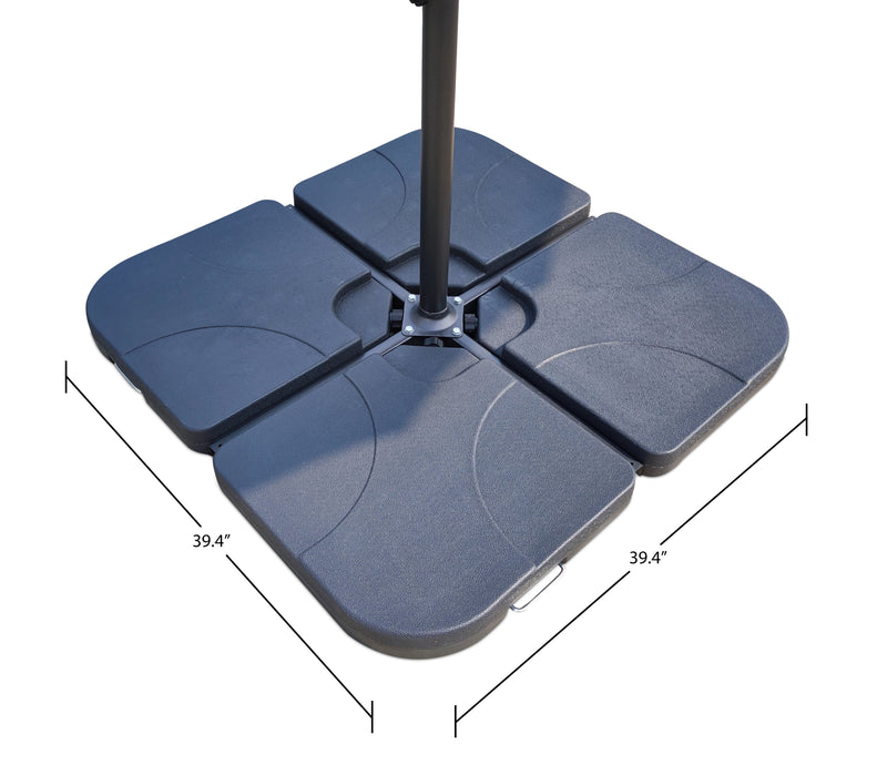 Patio 4-Piece Umbrella Base