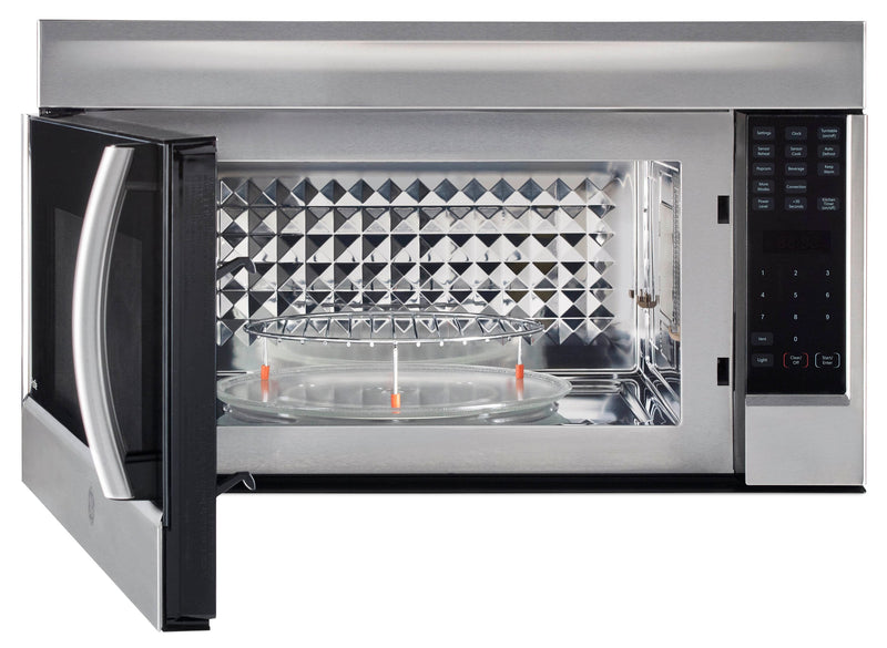 Profile 1.8 Cu. Ft. Over-the-Range Microwave with Convection and 400 CFM - Stainless - PVM1899SJC 