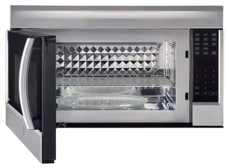Profile 1.8 Cu. Ft. Over-the-Range Microwave with Convection and 400 CFM - Stainless - PVM1899SJC 