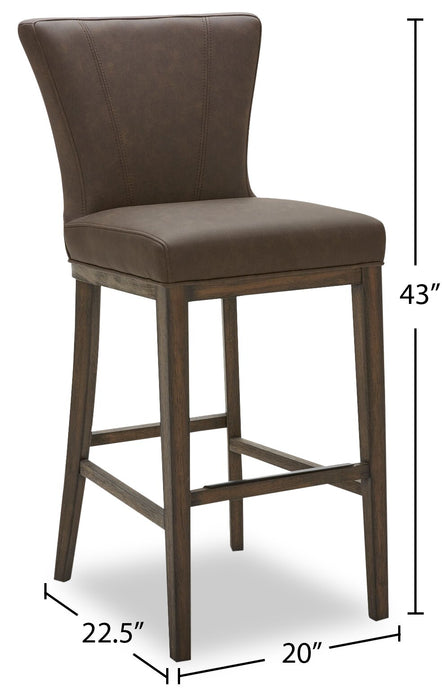 Quinn Bar Stool - Brown