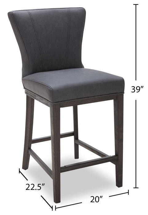 Quinn Counter-Height Stool - Grey