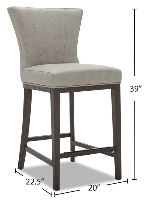 Quinn Counter-Height Stool - Taupe