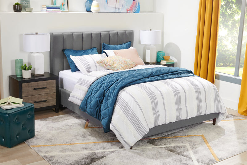 Rain King Platform Bed - Grey