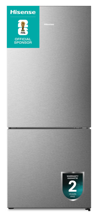 Hisense 14.7 Cu. Ft. Counter-Depth Bottom-Mount Refrigerator - RB15A2CSE