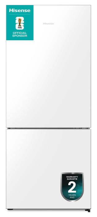 Hisense 14.7 Cu. Ft. Counter-Depth Bottom-Mount Refrigerator - RB15A2CWE