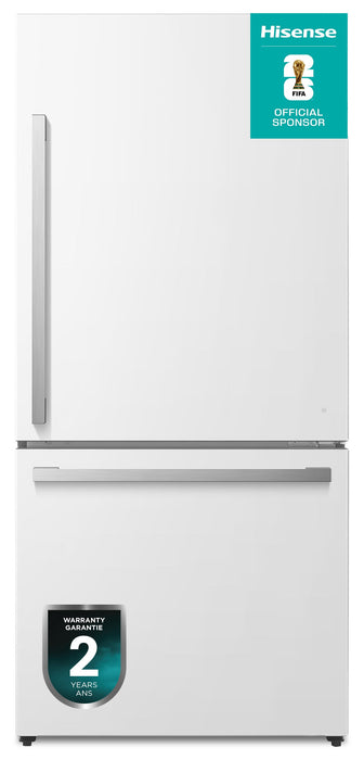 Hisense 17 Cu. Ft. Counter-Depth Bottom-Mount Refrigerator - RB17A2CWE