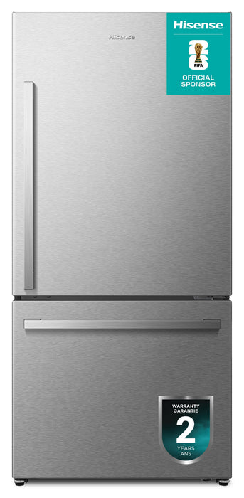 Hisense 22.3 Cu. Ft. Bottom-Freezer Refrigerator - RB22A2FSE
