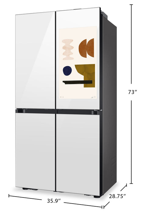 Samsung Bespoke 23 Cu. Ft. 4-Door Flex Refrigerator with Family Hub+™ - RF23DB990012AC