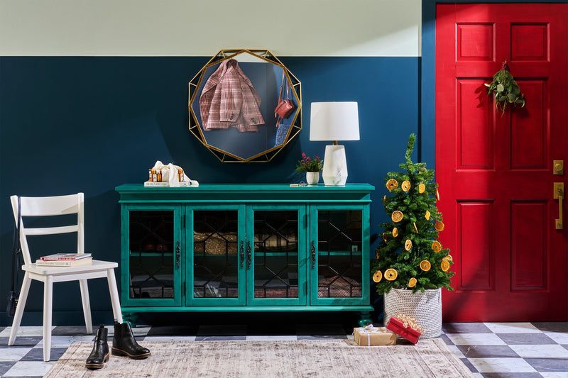 Rigolet Large Accent Cabinet – Blue