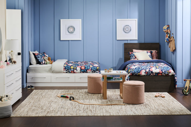 Riley Twin Bed - Grey