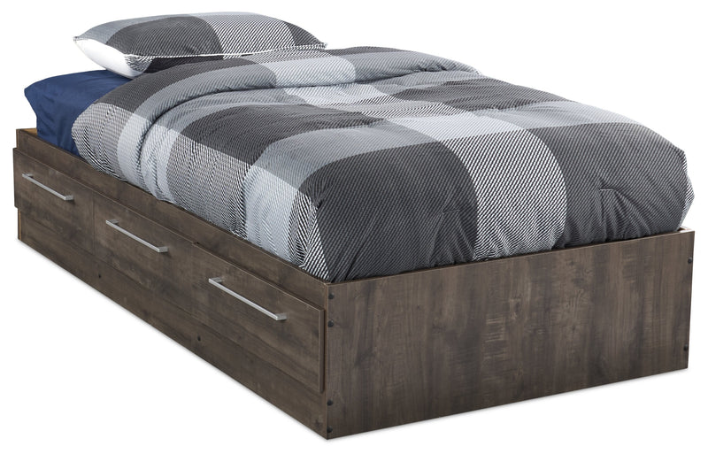 Riley Twin Mates Bed – Grey