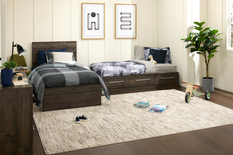 Riley Twin Mates Bed – Grey