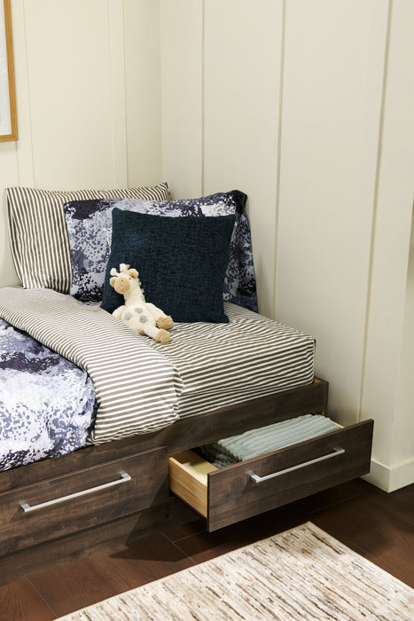 Riley Twin Mates Bed – Grey