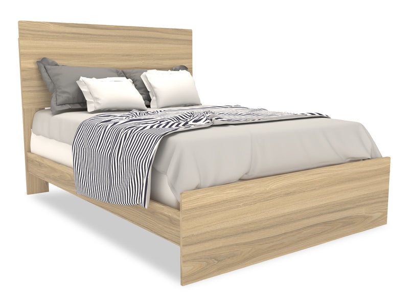 Riley 6-Piece Full Bedroom Set – Natural