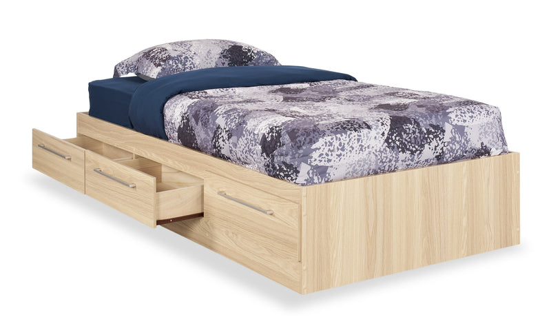 Riley Twin Mates Bed – Natural
