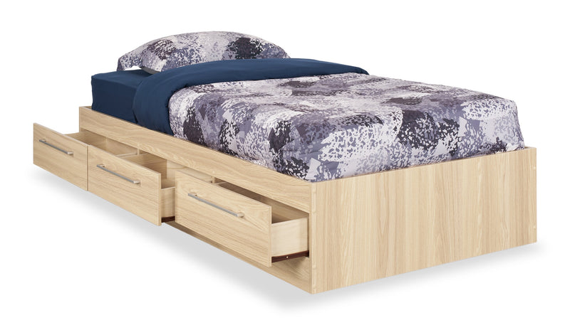 Riley Twin Mates Bed – Natural