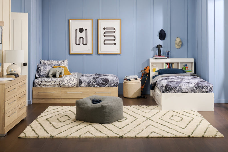 Riley Twin Mates Bed – Natural