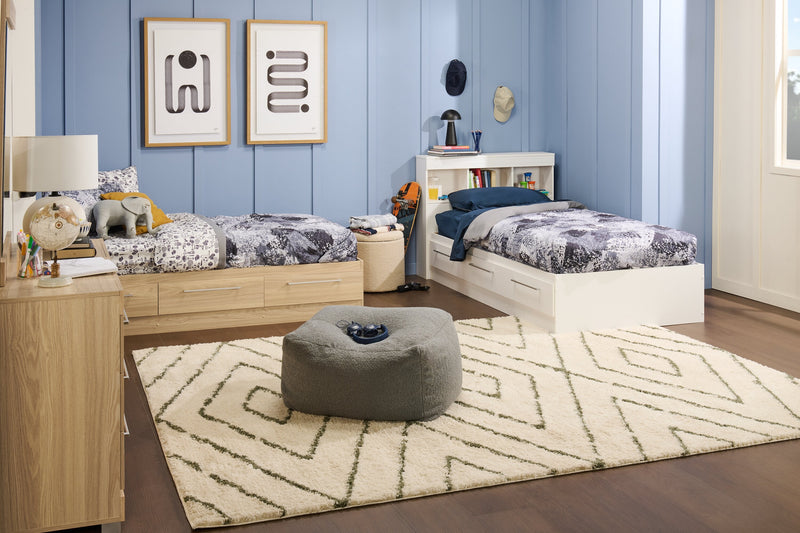 Riley Twin Mates Bed – Natural