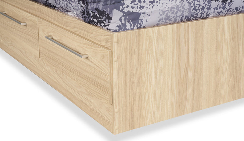 Riley Twin Mates Bed – Natural