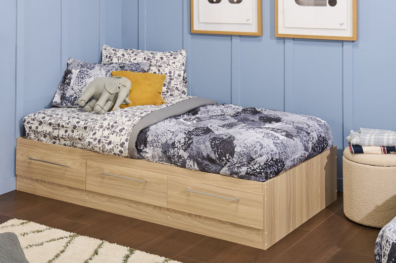 Riley Twin Mates Bed – Natural