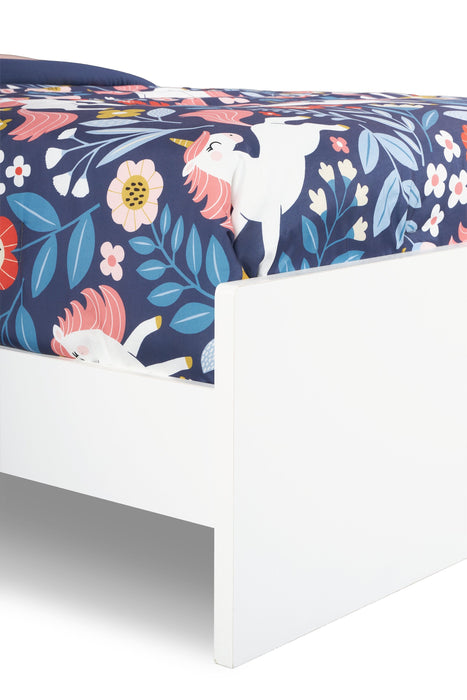 Riley Twin Bed - White