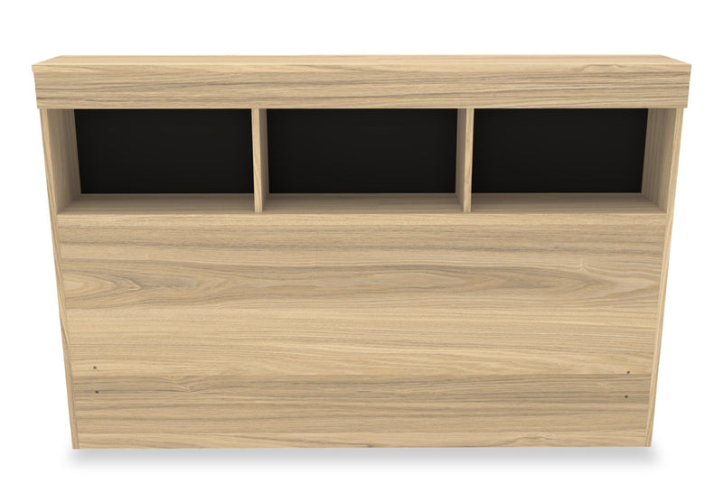 Riley 6-Piece Full Mates Bed with Headboard Bedroom Set – Natural