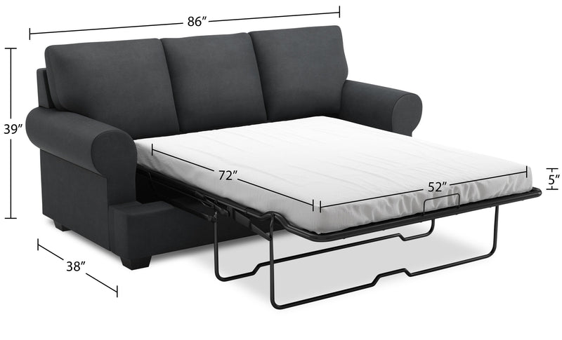 Sofa Lab Roll Sofa Bed - Pax Pepper