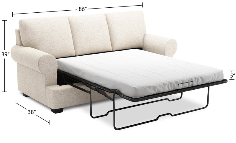 Sofa Lab Roll Sofa Bed - Luxury Sand