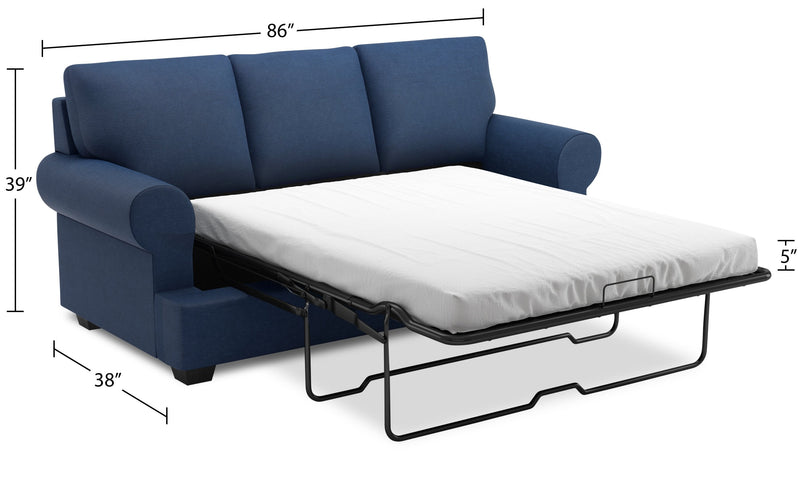 Sofa Lab Roll Sofa Bed - Pax Navy